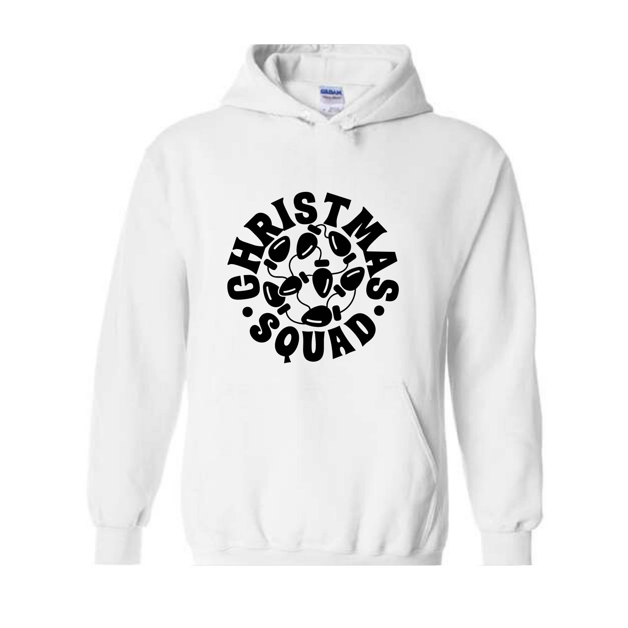 Christmas Squad Sweatshirt, Family Christmas Crew Sweatshirt, Christmas Tree Hoodie, Christmas Gifts for Friend, Christmas Outfit