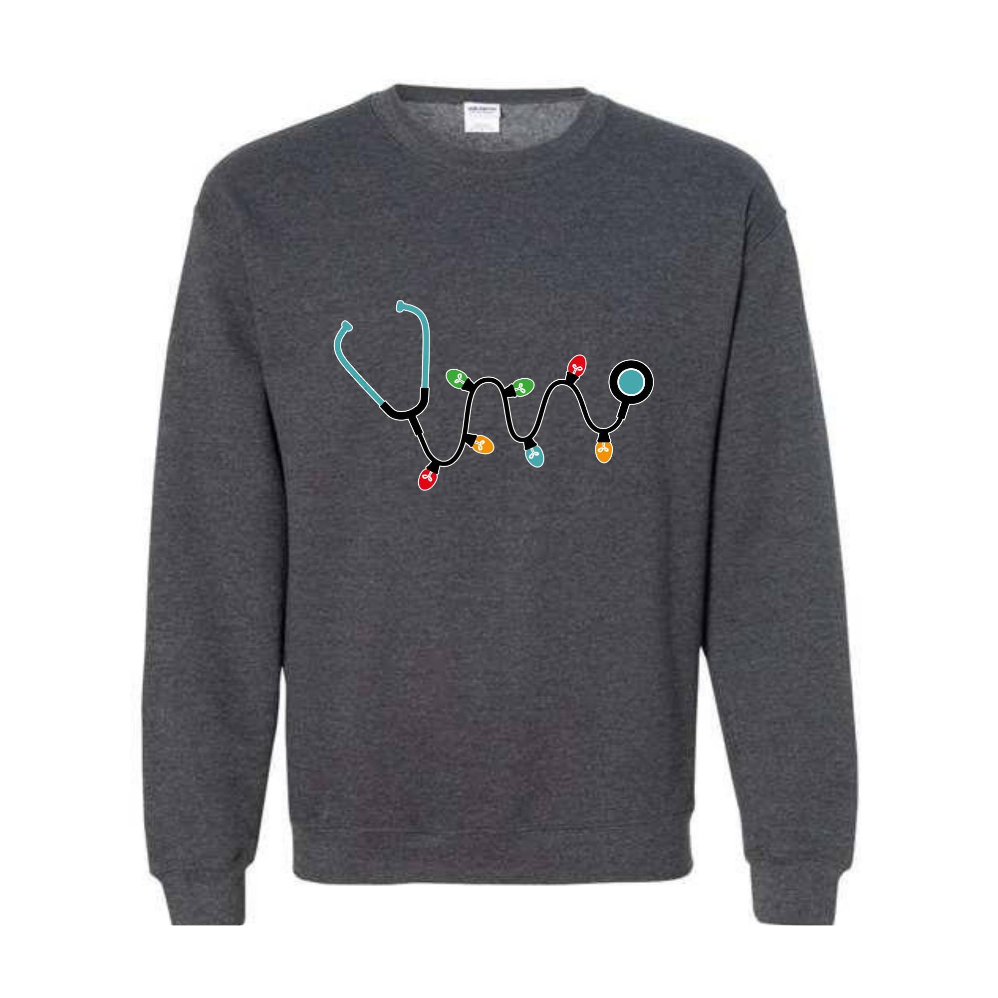 Christmas Stethoscope Sweatshirt, Nursing Sweatshirt, Cute Christmas Sweater, Christmas Doctor Gift, Nurse Christmas Hoodie