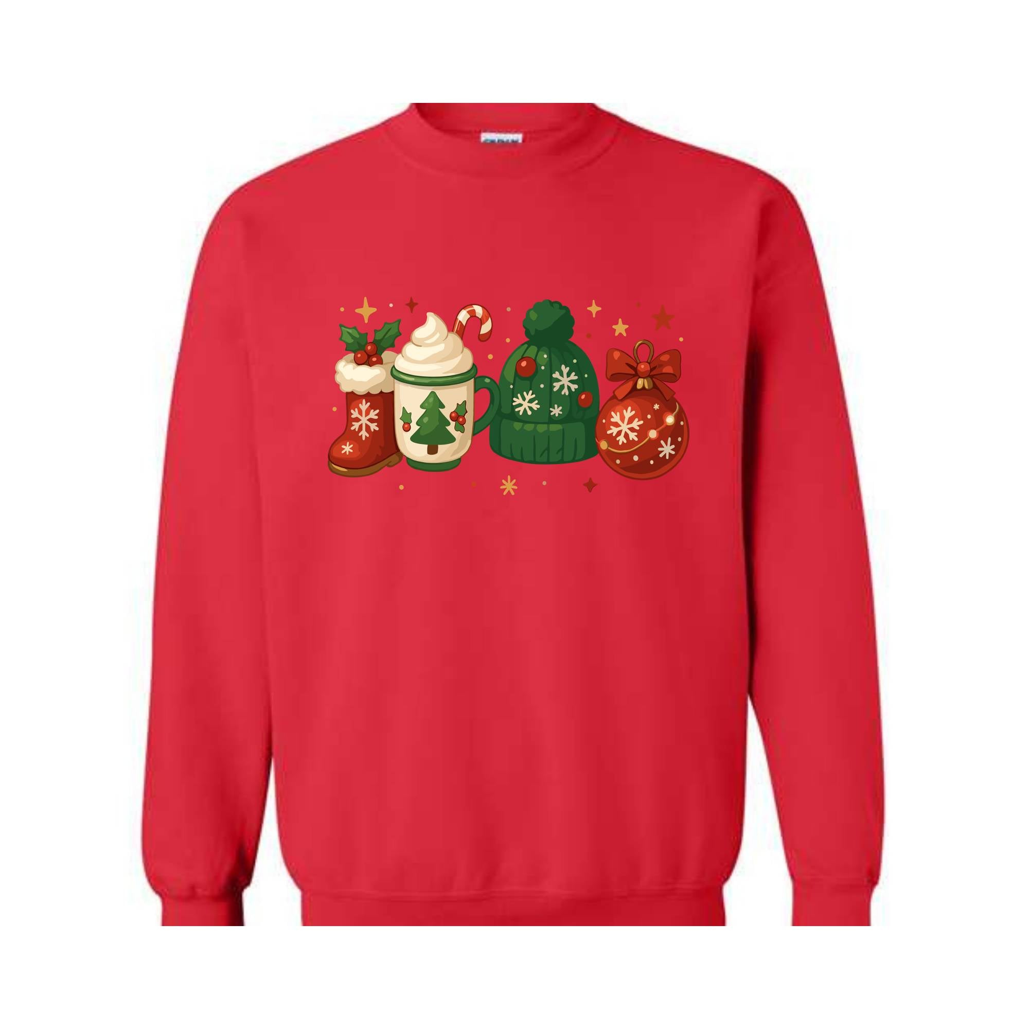 Christmas Sweatshirt, Christmas Hoodie, Cozy Winter Hoodie, Boots Coffee Hoodie, Cute Winter Hoodie, Festive Christmas Hoodie, Santa Hat Te