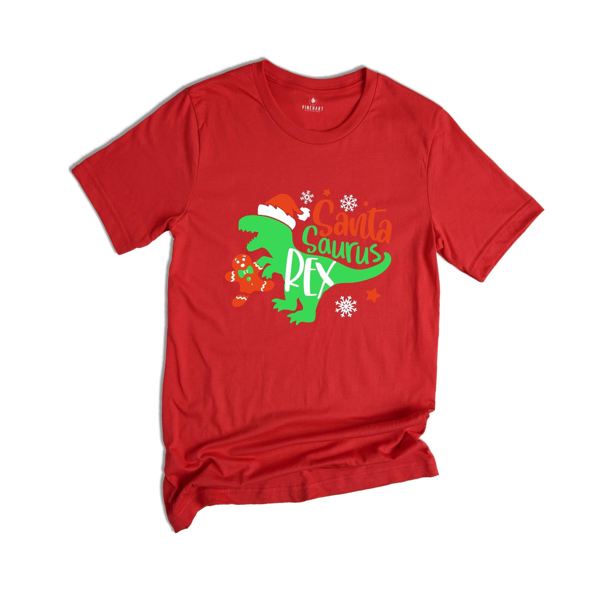 Christmas T-Rex Shirt, Santa Shirt, Santa Dinosaur Shirt, Kids Dino Shirt, Christmas Shirt, Christmas Gift, Boy Christmas Shirt