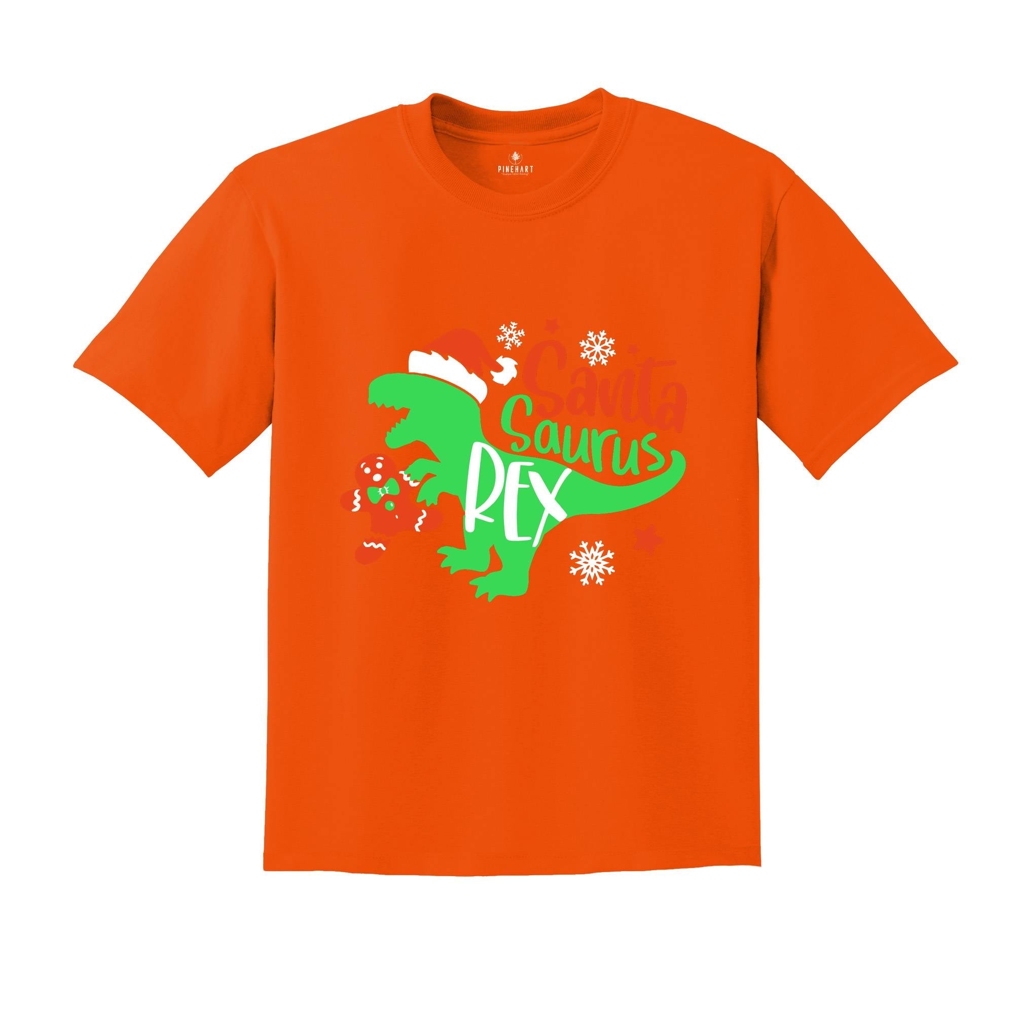 Christmas T-Rex Shirt, Santa Shirt, Santa Dinosaur Shirt, Kids Dino Shirt, Christmas Shirt, Christmas Gift, Boy Christmas Shirt