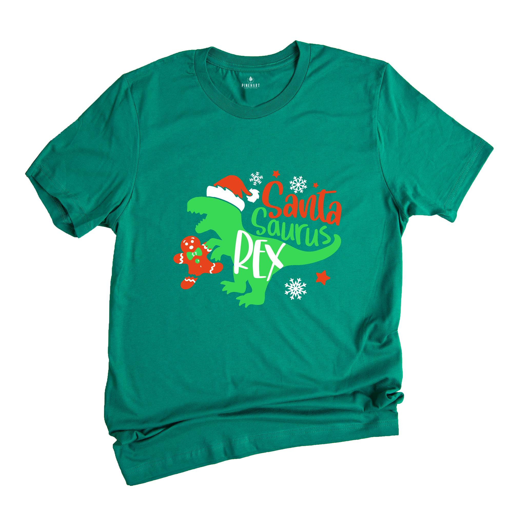 Christmas T-Rex Shirt, Santa Shirt, Santa Dinosaur Shirt, Kids Dino Shirt, Christmas Shirt, Christmas Gift, Boy Christmas Shirt