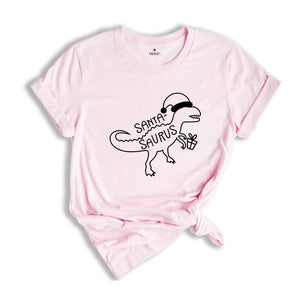 Christmas T-Rex Shirt,Santa Shirt,Santa Dinosaur Shirt,Kids Dino Shirt,Christmas Shirt,Christmas Gift,Boy Christmas Shirt,Funny Christmas