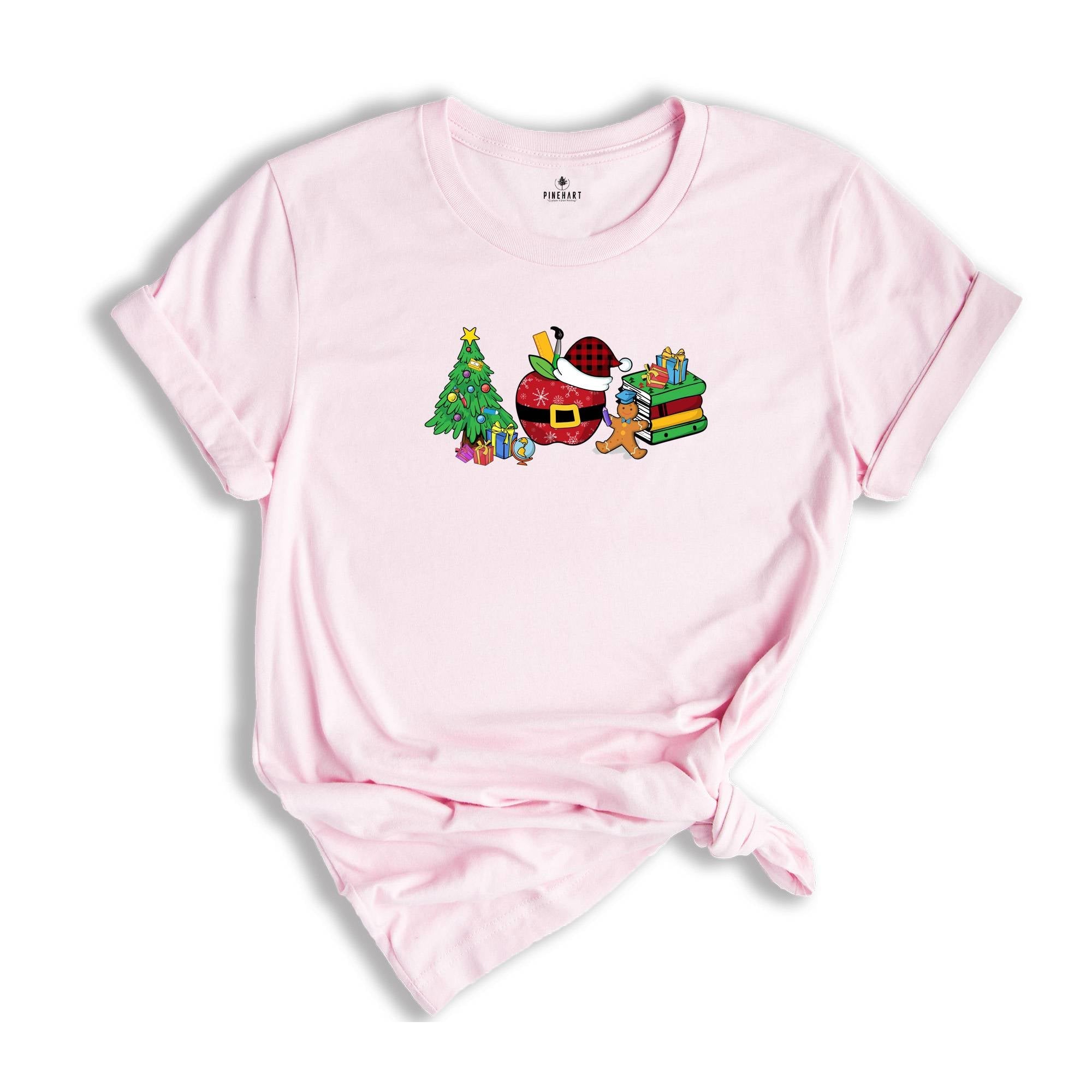 Christmas Teacher T-Shirt, Christmas Gift For Teacher, Best Teacher Gift, Cute Teacher Tee, Teaching Shirt, Teachers Day Tee