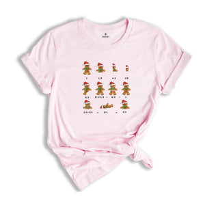 Christmas Teacher Tee, Mathematic Lover Gift, Gingerbread T-Shirt, Xmas School Party Gift, Funny Math Teacher Outfit, Christmas Cookie Tee