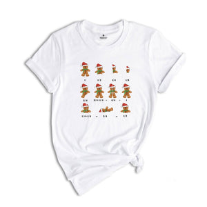 Christmas Teacher Tee, Mathematic Lover Gift, Gingerbread T-Shirt, Xmas School Party Gift, Funny Math Teacher Outfit, Christmas Cookie Tee