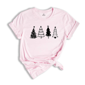 Christmas Tees, Merry Christmas Shirt, Christmas Tree Shirt, Christmas Party Shirts, Women's Christmas Tees, Holiday Tees, Winter Tees
