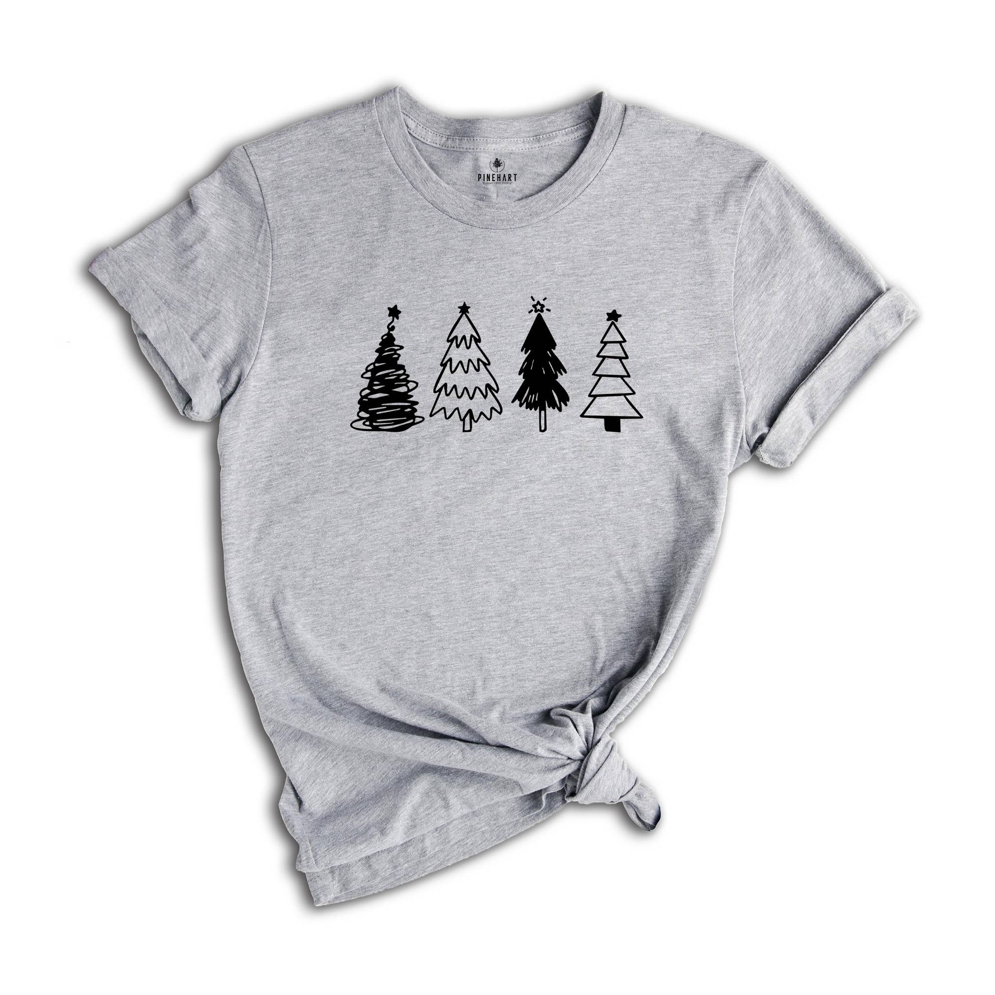 Christmas Tees, Merry Christmas Shirt, Christmas Tree Shirt, Christmas Party Shirts, Women's Christmas Tees, Holiday Tees, Winter Tees