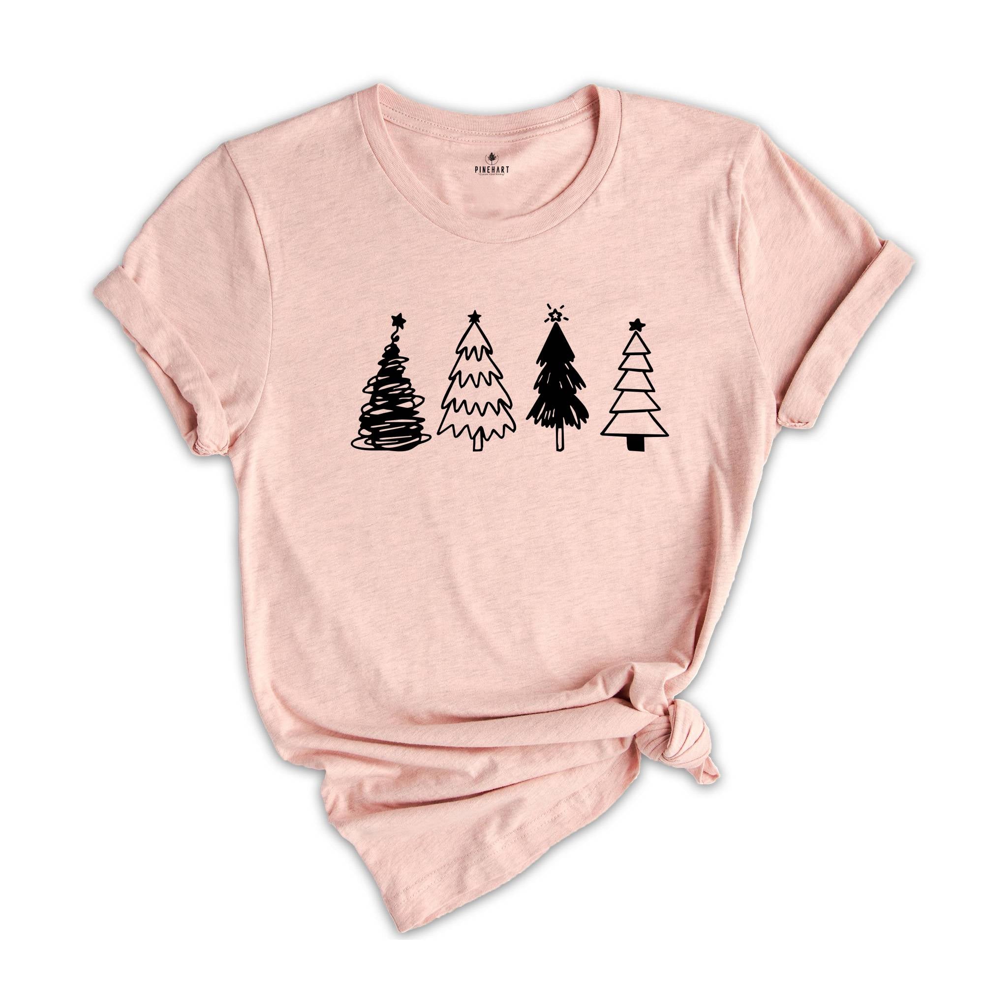 Christmas Tees, Merry Christmas Shirt, Christmas Tree Shirt, Christmas Party Shirts, Women's Christmas Tees, Holiday Tees, Winter Tees
