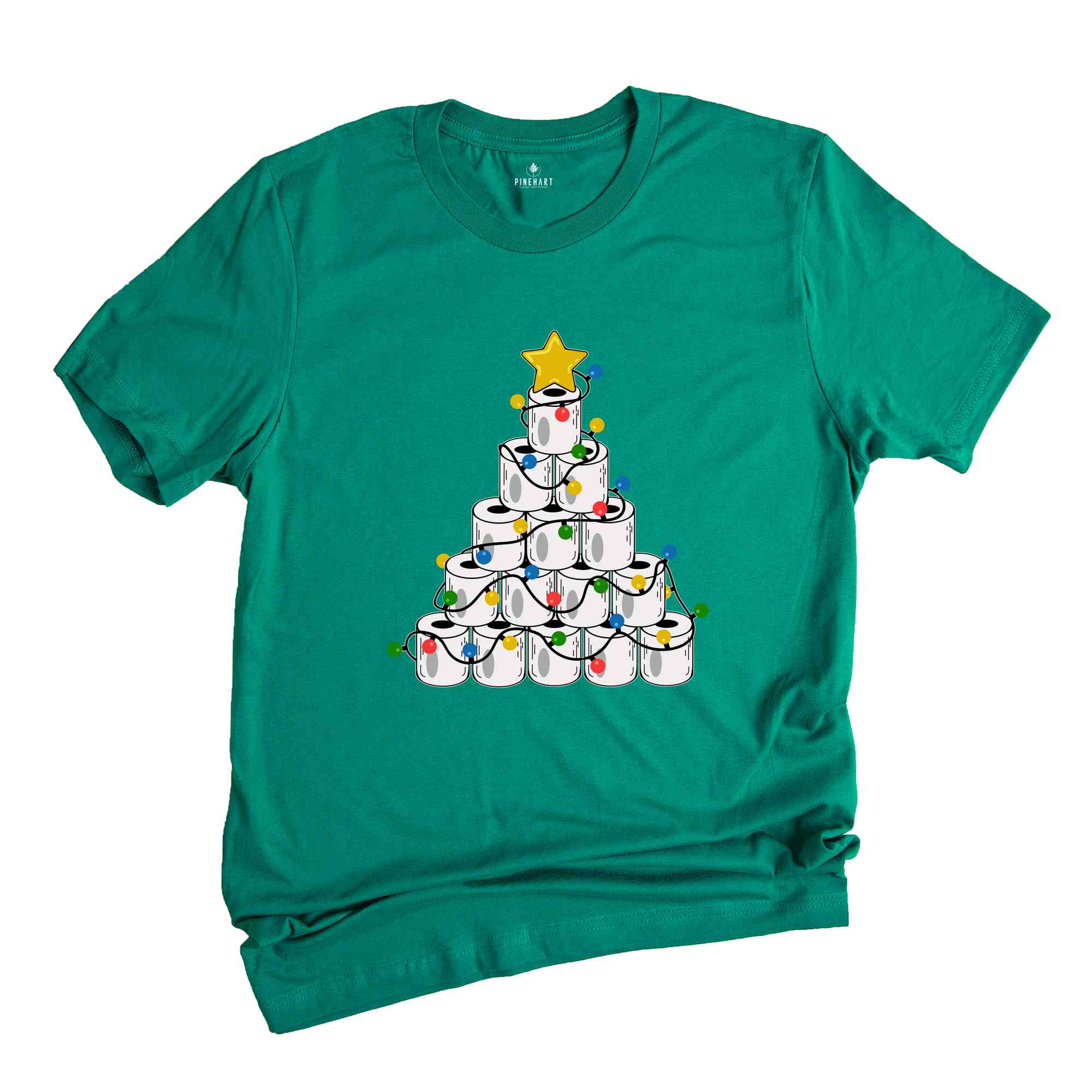 Christmas Toilet Paper Tree Shirt, Funny Christmas Shirt, Christmas Costume, Christmas Tree Shirt, Happy New Year Shirt