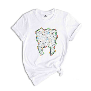 Christmas Tooth Dentist Shirt, Santa Claus Dental Gift, Tooth Fairy Gift, Funny Tooth T-Shirt, Dental Assistant Gift