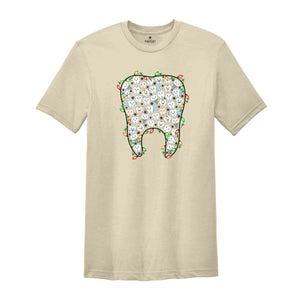 Christmas Tooth Dentist Shirt, Santa Claus Dental Gift, Tooth Fairy Gift, Funny Tooth T-Shirt, Dental Assistant Gift