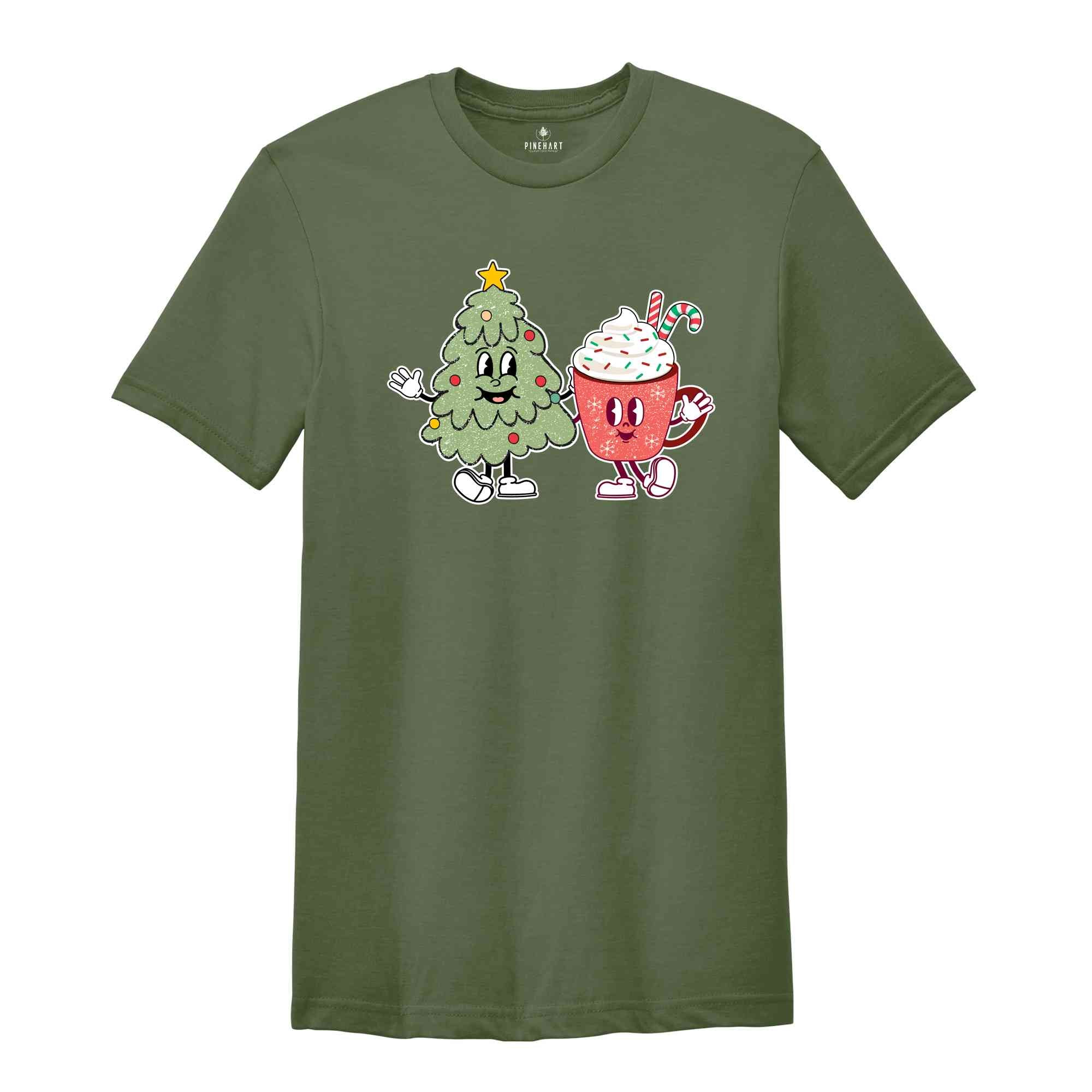 Christmas Tree Coffee Shirt, Cute Christmas Shirt, Christmas Sweatshirt, Xmas Party Shirt, Adorable Christmas Shirt, Christmas Gift