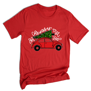 Christmas Tree Shirt, Christmas Car T-Shirt, Christmas Tree Car, Christmas Truck Shirt, Christmas Outfit, Vintage Car Shirt