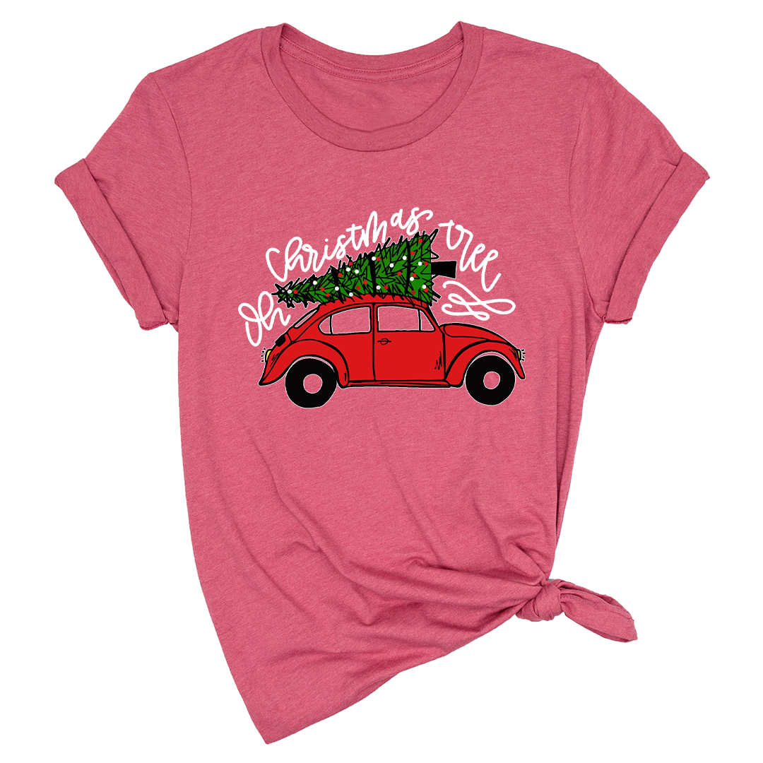 Christmas Tree Shirt, Christmas Car T-Shirt, Christmas Tree Car, Christmas Truck Shirt, Christmas Outfit, Vintage Car Shirt
