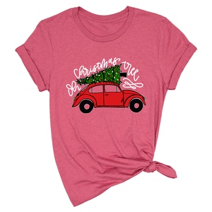 Christmas Tree Shirt, Christmas Car T-Shirt, Christmas Tree Car, Christmas Truck Shirt, Christmas Outfit, Vintage Car Shirt