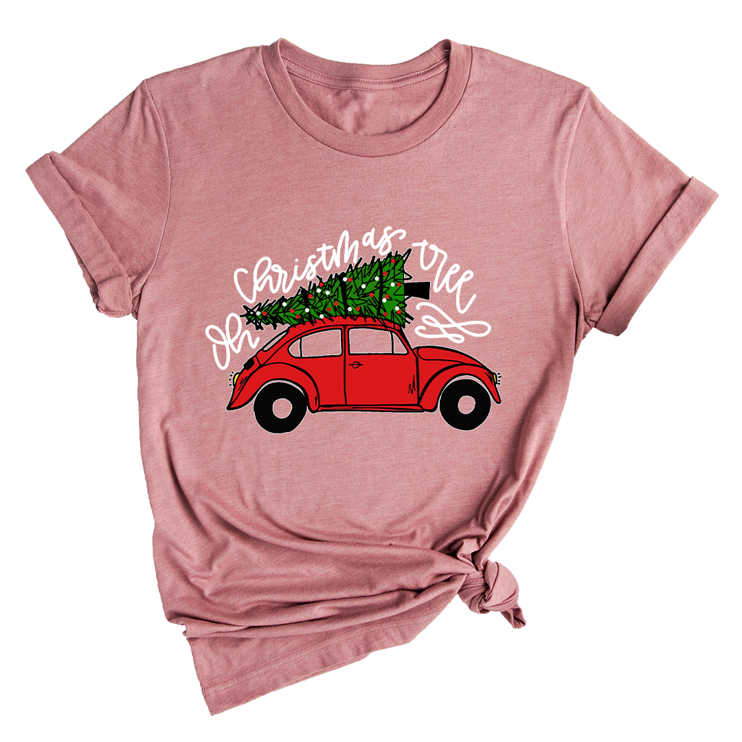 Christmas Tree Shirt, Christmas Car T-Shirt, Christmas Tree Car, Christmas Truck Shirt, Christmas Outfit, Vintage Car Shirt