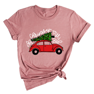 Christmas Tree Shirt, Christmas Car T-Shirt, Christmas Tree Car, Christmas Truck Shirt, Christmas Outfit, Vintage Car Shirt
