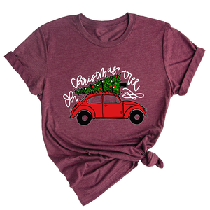 Christmas Tree Shirt, Christmas Car T-Shirt, Christmas Tree Car, Christmas Truck Shirt, Christmas Outfit, Vintage Car Shirt