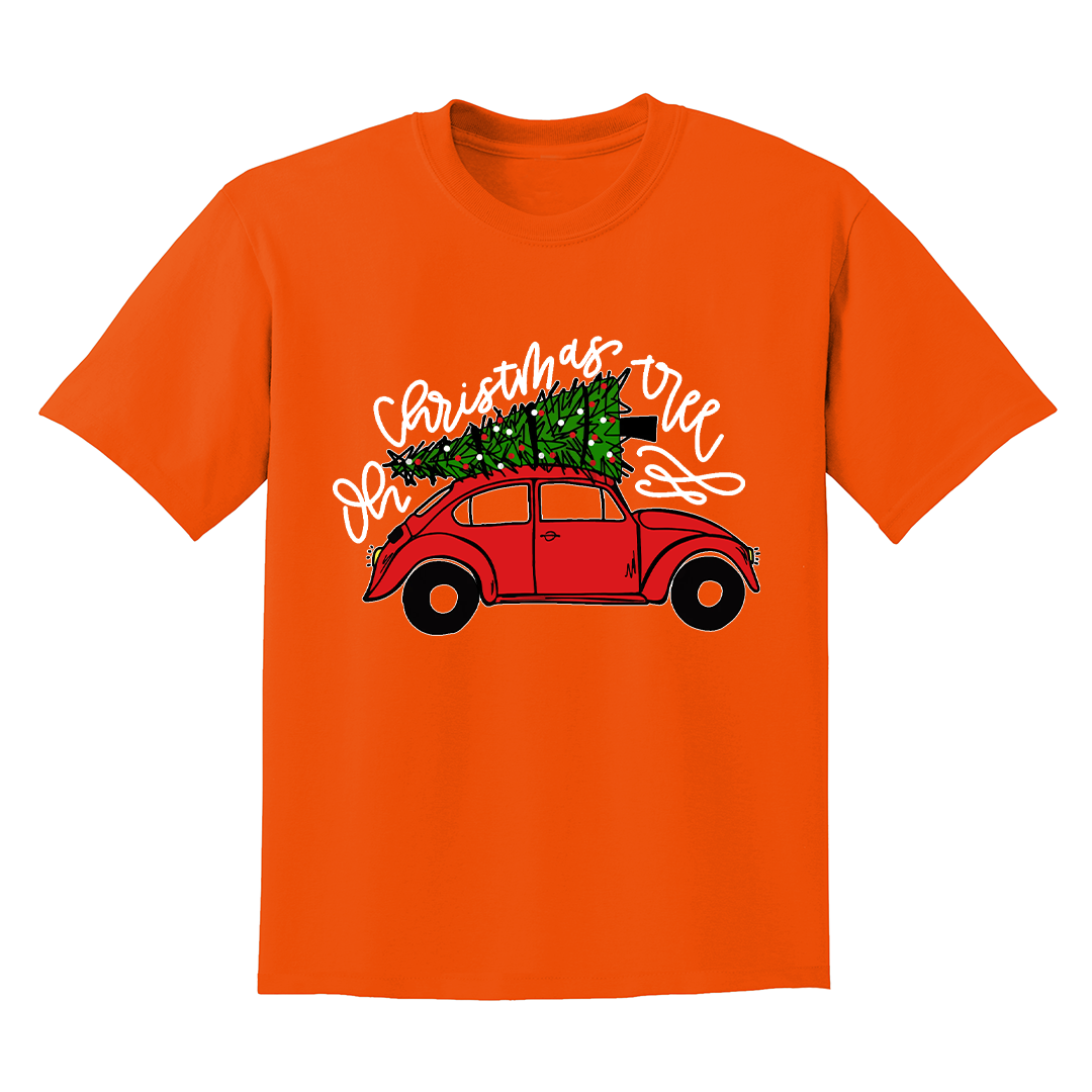 Christmas Tree Shirt, Christmas Car T-Shirt, Christmas Tree Car, Christmas Truck Shirt, Christmas Outfit, Vintage Car Shirt