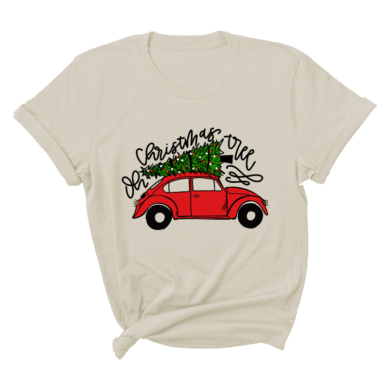 Christmas Tree Shirt, Christmas Car T-Shirt, Christmas Tree Car, Christmas Truck Shirt, Christmas Outfit, Vintage Car Shirt