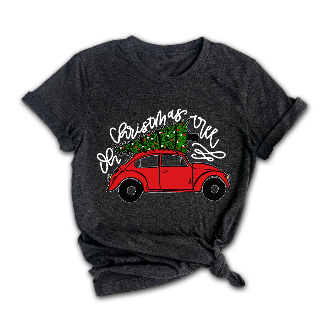 Christmas Tree Shirt, Christmas Car T-Shirt, Christmas Tree Car, Christmas Truck Shirt, Christmas Outfit, Vintage Car Shirt
