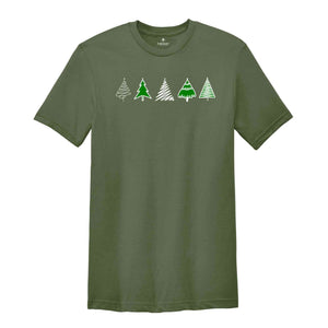 Christmas Tree Shirt, Christmas Shirt, Christmas Gift, Pine Tree Shirt, Christmas Holiday Shirt, Christmas Family Tree