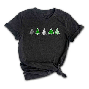 Christmas Tree Shirt, Christmas Shirt, Christmas Gift, Pine Tree Shirt, Christmas Holiday Shirt, Christmas Family Tree