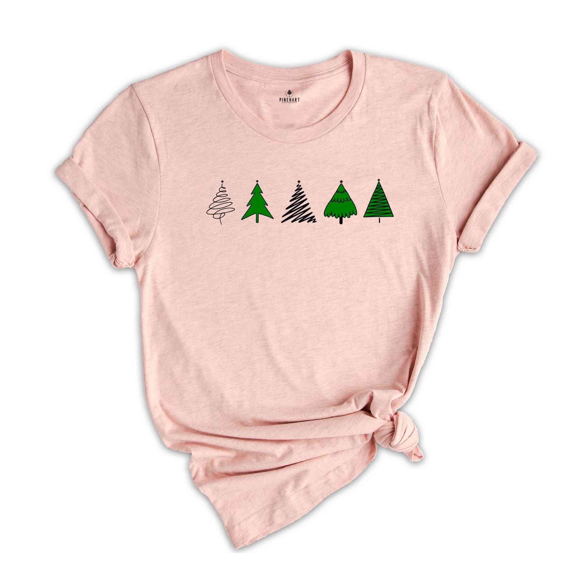 Christmas Tree Shirt, Christmas Shirt, Christmas Gift, Pine Tree Shirt, Christmas Holiday Shirt, Christmas Family Tree