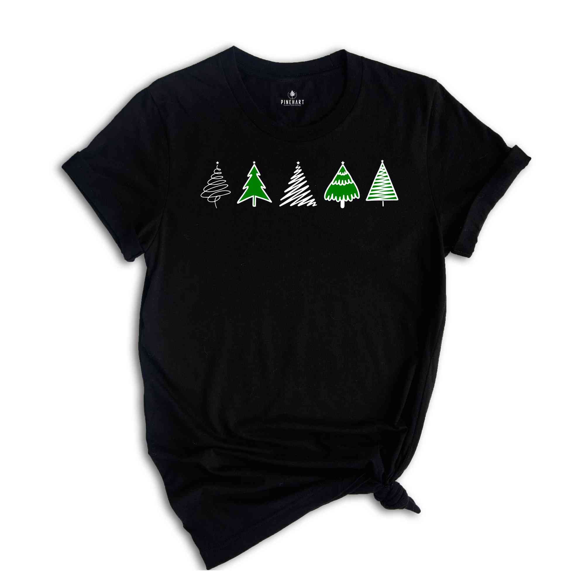 Christmas Tree Shirt, Christmas Shirt, Christmas Gift, Pine Tree Shirt, Christmas Holiday Shirt, Christmas Family Tree