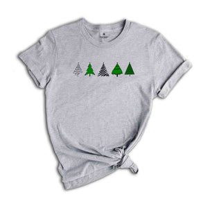 Christmas Tree Shirt, Christmas Shirt, Christmas Gift, Pine Tree Shirt, Christmas Holiday Shirt, Christmas Family Tree