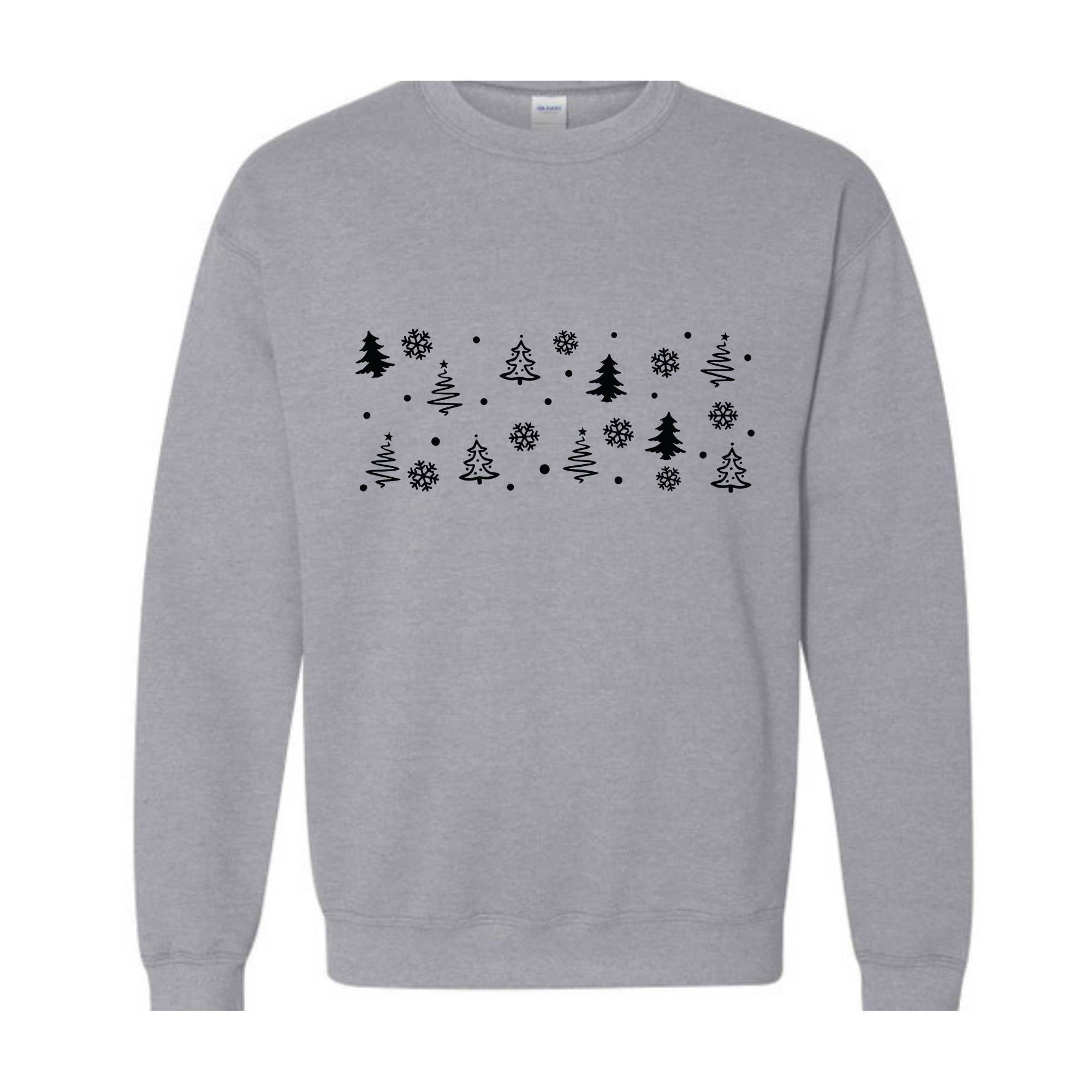 Christmas Tree Sweatshirt, Christmas Gift, Pine Tree Sweat, Christmas Holiday Hoodie, Christmas Family Matching Tree Costume