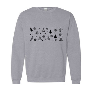 Christmas Tree Sweatshirt, Christmas Gift, Pine Tree Sweat, Christmas Holiday Hoodie, Christmas Family Matching Tree Costume