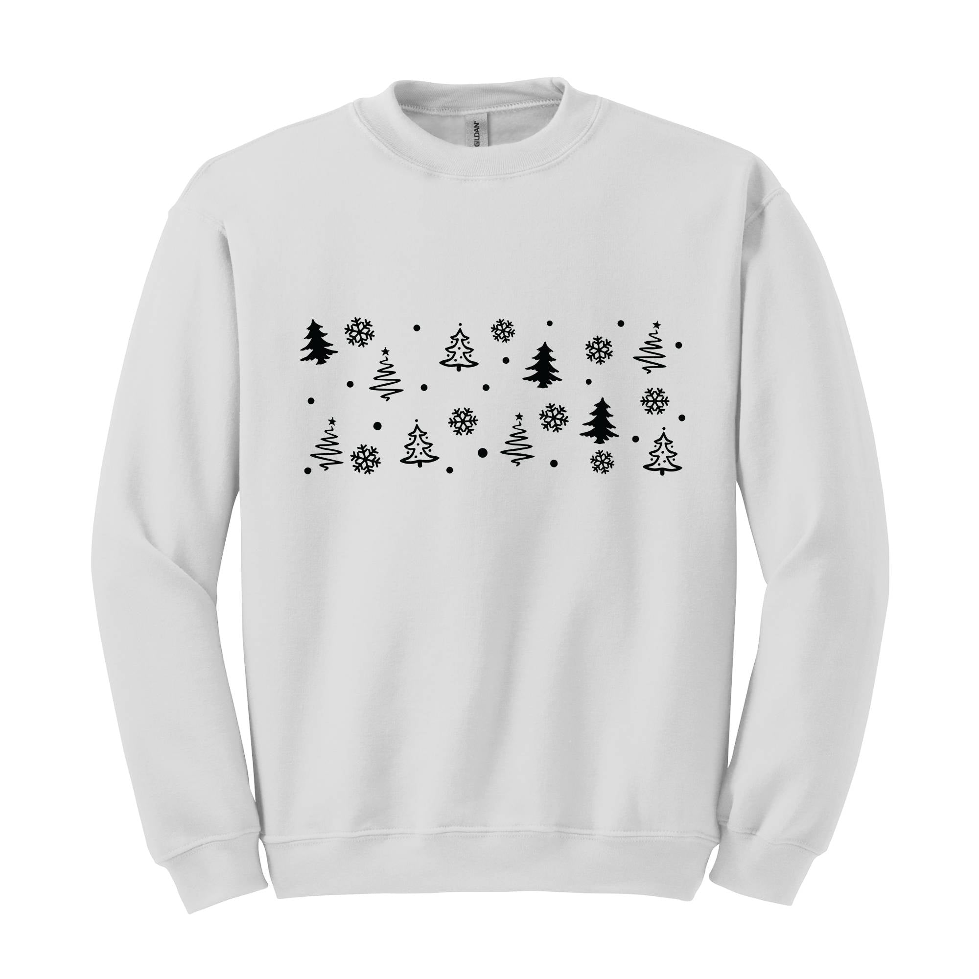 Christmas Tree Sweatshirt, Christmas Gift, Pine Tree Sweat, Christmas Holiday Hoodie, Christmas Family Matching Tree Costume