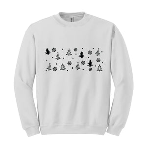 Christmas Tree Sweatshirt, Christmas Gift, Pine Tree Sweat, Christmas Holiday Hoodie, Christmas Family Matching Tree Costume