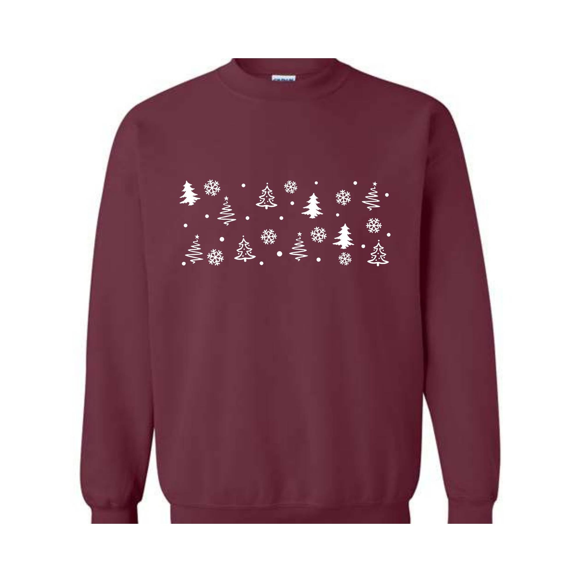 Christmas Tree Sweatshirt, Christmas Gift, Pine Tree Sweat, Christmas Holiday Hoodie, Christmas Family Matching Tree Costume
