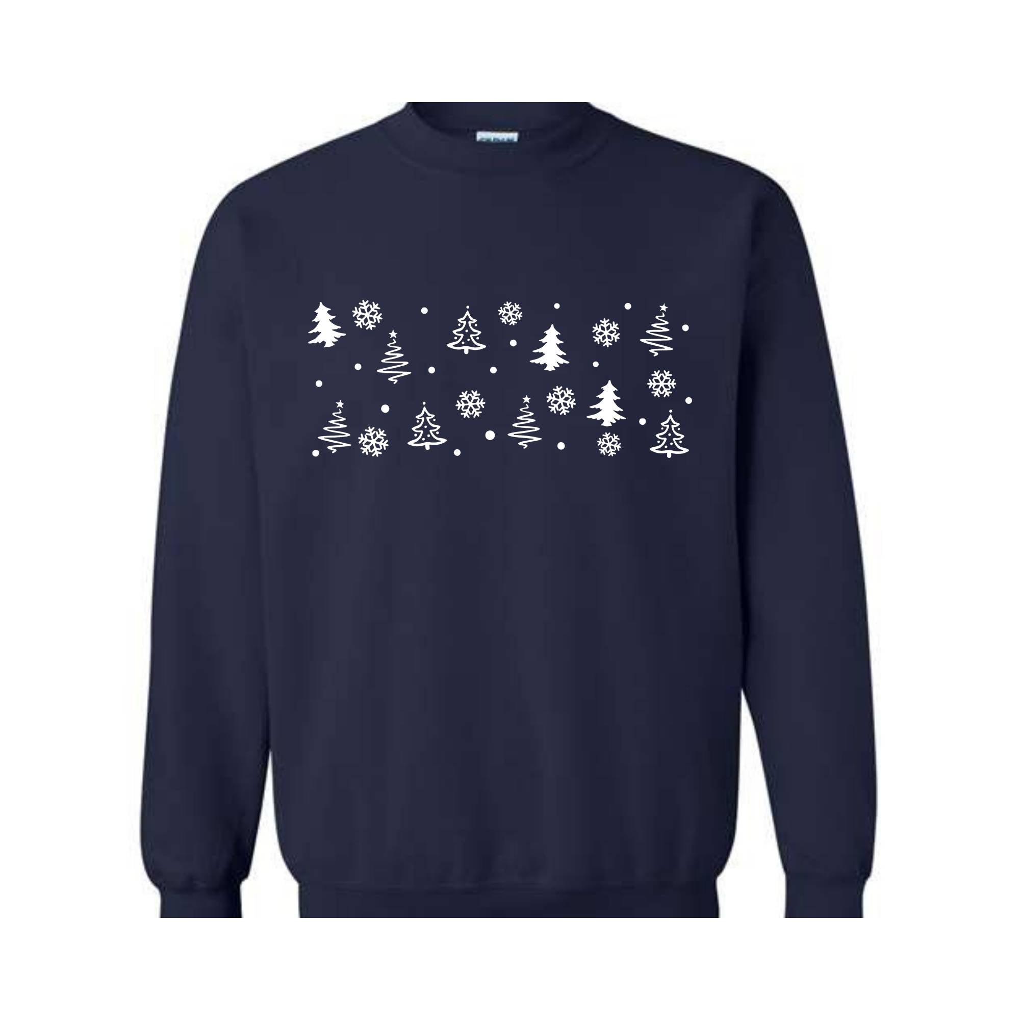 Christmas Tree Sweatshirt, Christmas Gift, Pine Tree Sweat, Christmas Holiday Hoodie, Christmas Family Matching Tree Costume