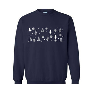 Christmas Tree Sweatshirt, Christmas Gift, Pine Tree Sweat, Christmas Holiday Hoodie, Christmas Family Matching Tree Costume