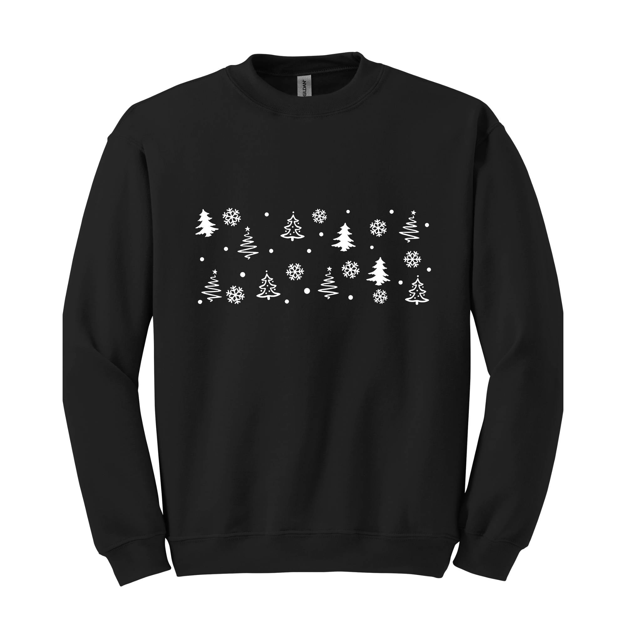 Christmas Tree Sweatshirt, Christmas Gift, Pine Tree Sweat, Christmas Holiday Hoodie, Christmas Family Matching Tree Costume