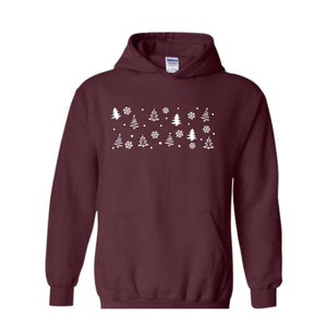 Christmas Tree Sweatshirt, Christmas Gift, Pine Tree Sweat, Christmas Holiday Hoodie, Christmas Family Matching Tree Costume