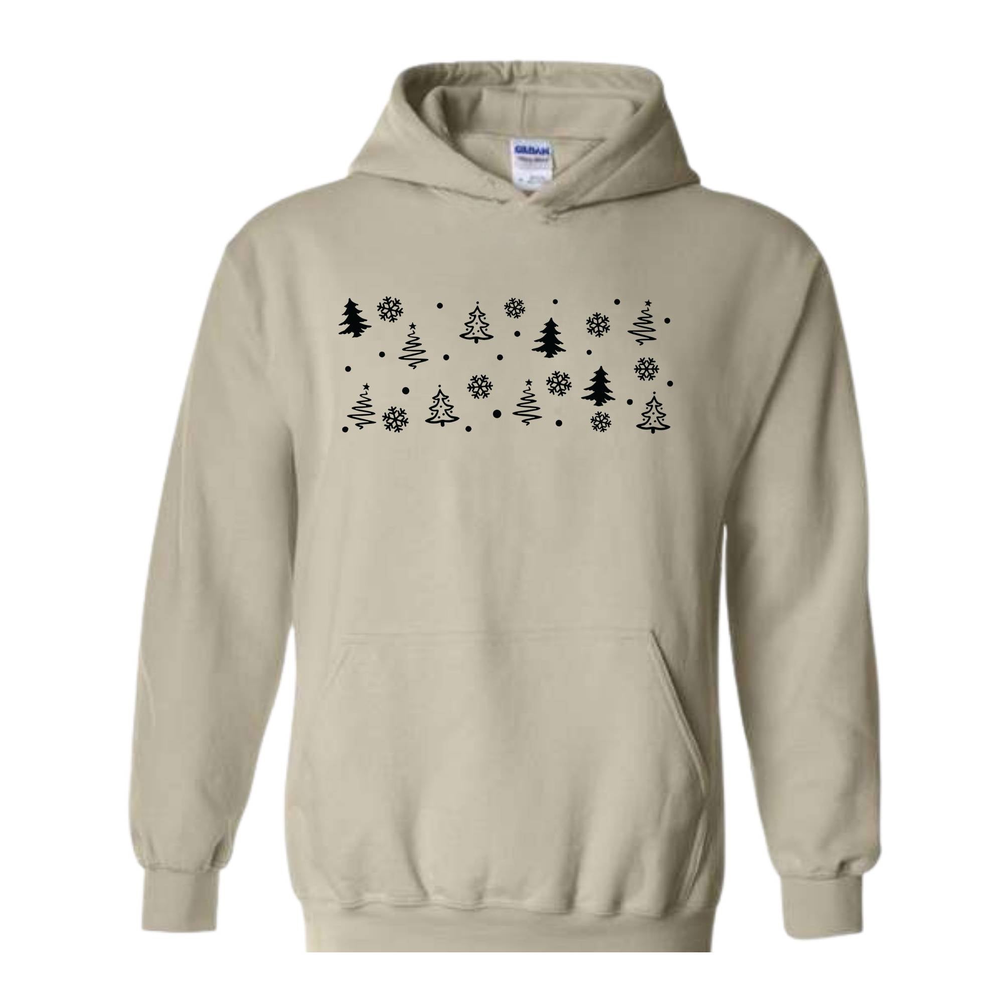 Christmas Tree Sweatshirt, Christmas Gift, Pine Tree Sweat, Christmas Holiday Hoodie, Christmas Family Matching Tree Costume