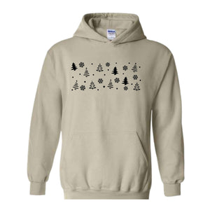 Christmas Tree Sweatshirt, Christmas Gift, Pine Tree Sweat, Christmas Holiday Hoodie, Christmas Family Matching Tree Costume