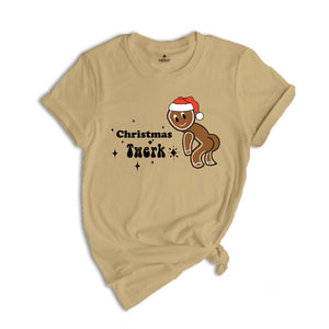 Christmas Twerk Gingerbread T-Shirt, Funny Gingerbread Shirt, Christmas Party Tee, Xmas Pajamas, Xmas Adult Jokes