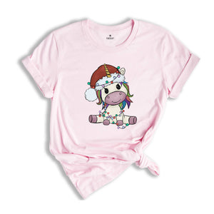Christmas Unicorn Shirt, Cute Unicorn Shirt, Christmas Family Tee, Birthday Gift, Kawaii Unicorn Shirt, Christmas Sweatshirt
