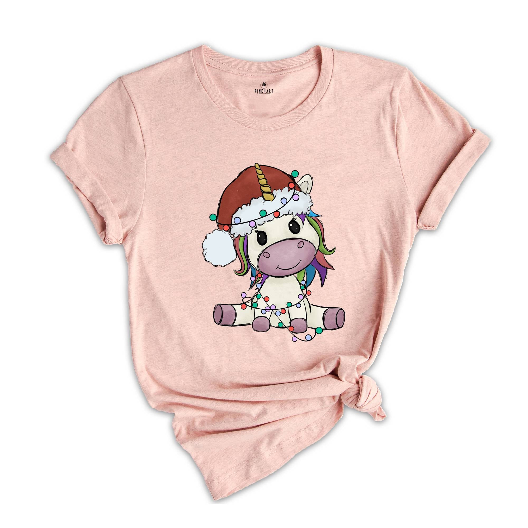 Christmas Unicorn Shirt, Cute Unicorn Shirt, Christmas Family Tee, Birthday Gift, Kawaii Unicorn Shirt, Christmas Sweatshirt