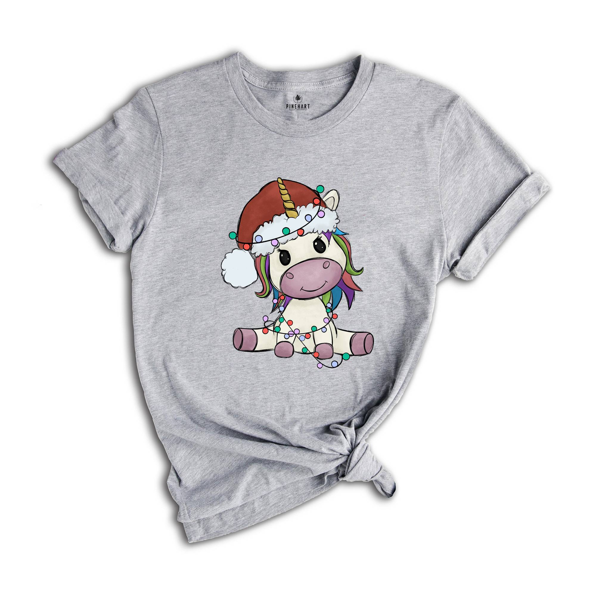 Christmas Unicorn Shirt, Cute Unicorn Shirt, Christmas Family Tee, Birthday Gift, Kawaii Unicorn Shirt, Christmas Sweatshirt