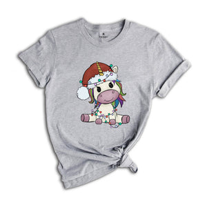 Christmas Unicorn Shirt, Cute Unicorn Shirt, Christmas Family Tee, Birthday Gift, Kawaii Unicorn Shirt, Christmas Sweatshirt