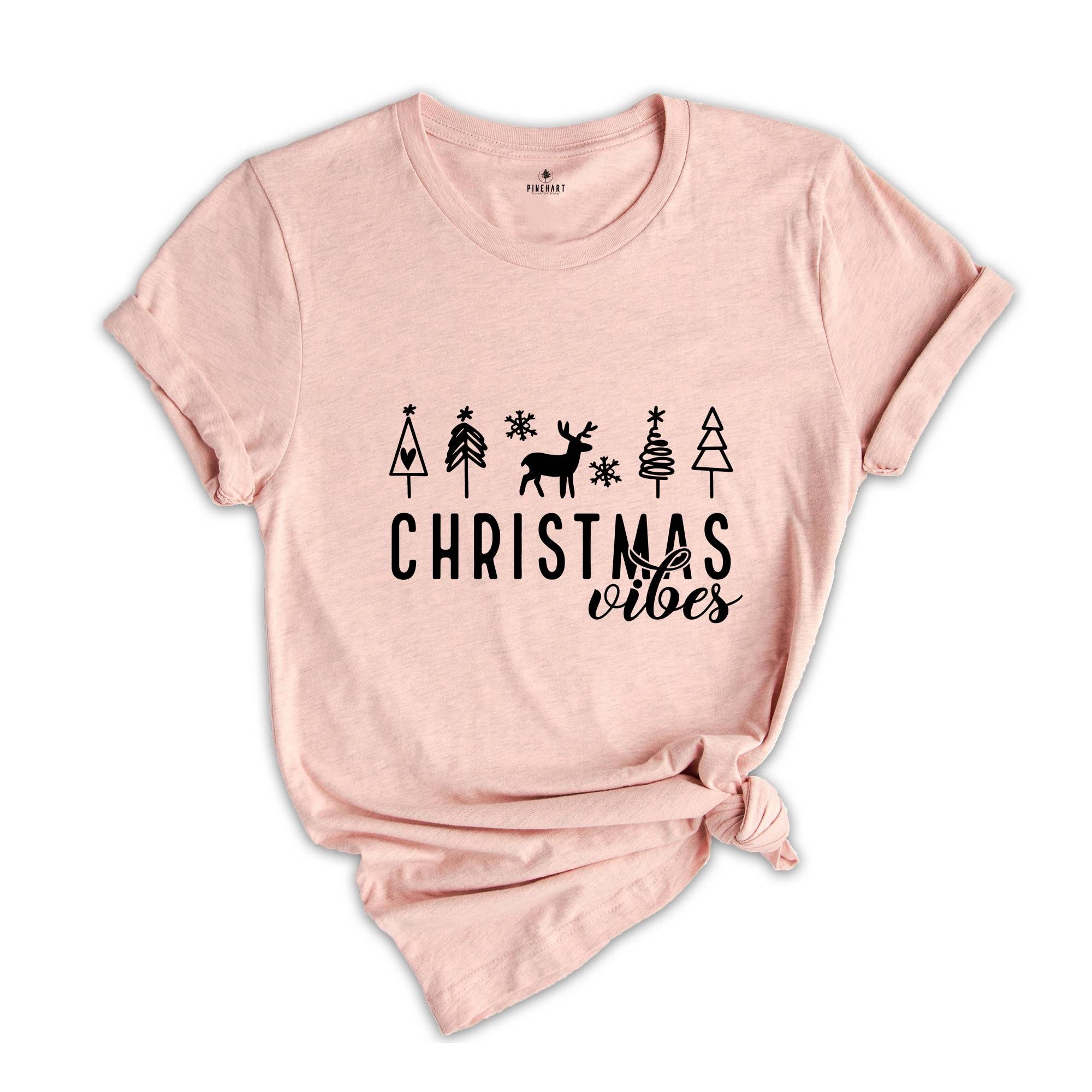 Christmas Vibes Shirt, Cute Christmas Tee, Holiday Season Shirt, Christmas Party Tee, Christmas Reunion, Christmas Sweatshirt