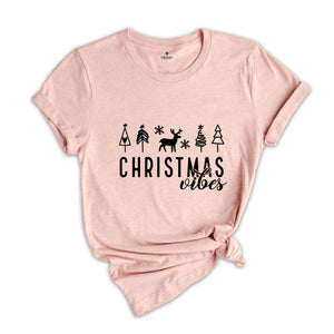 Christmas Vibes Shirt, Cute Christmas Tee, Holiday Season Shirt, Christmas Party Tee, Christmas Reunion, Christmas Sweatshirt