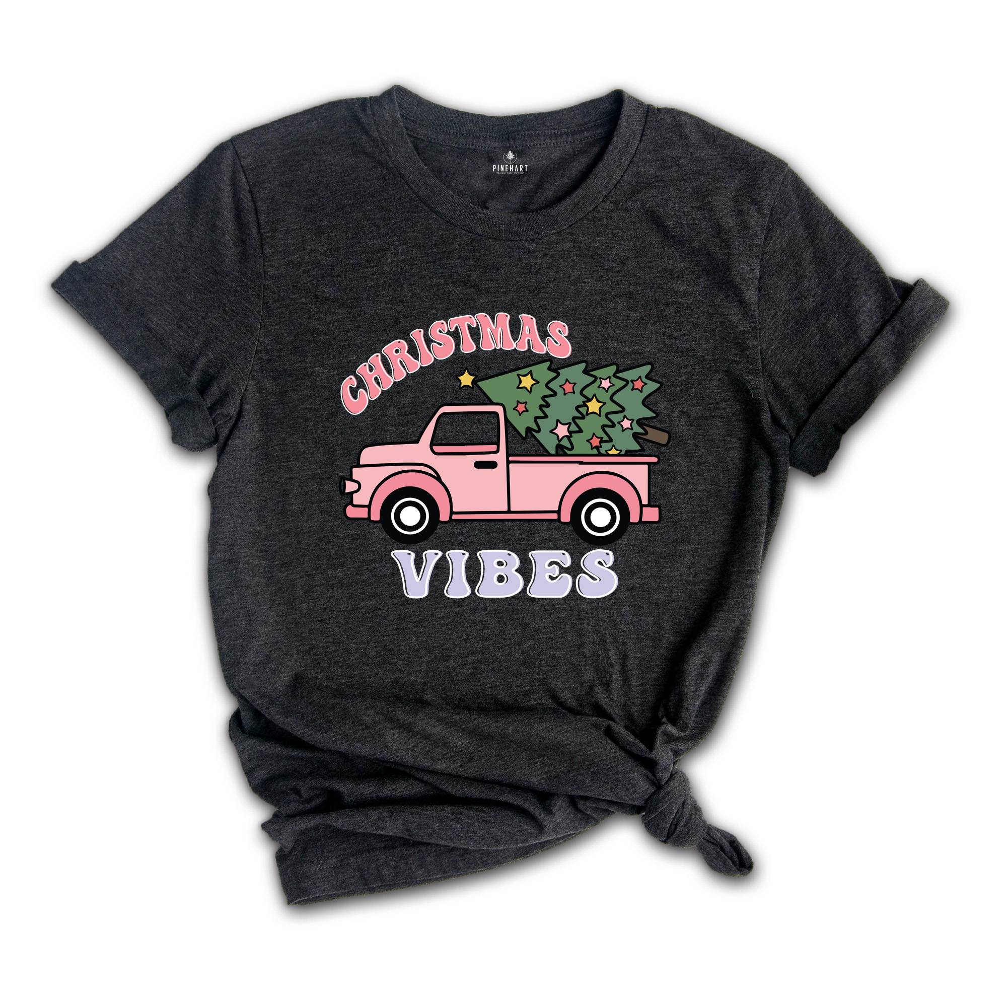 Christmas Vibes Shirt, Christmas Graphic Tee, Family Christmas Gift, Holiday Shirt, Cute Christmas Shirt, Family Reunion Shirt